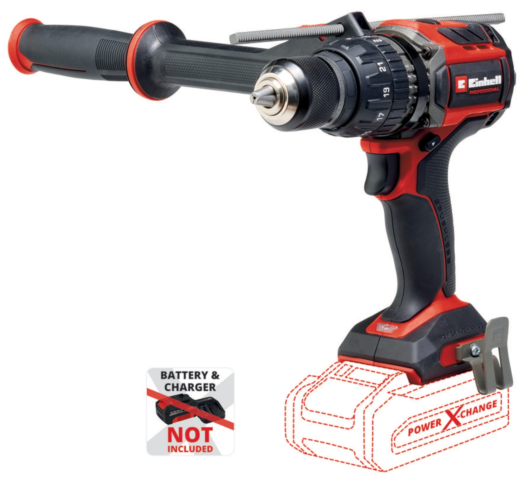 Шурупокрут-дриль ударний акумуляторний Einhell Professional TP-CD 18/120 Li-i BL - Solo PXC 18В 120Нм 1.71кг без АКБ та ЗП