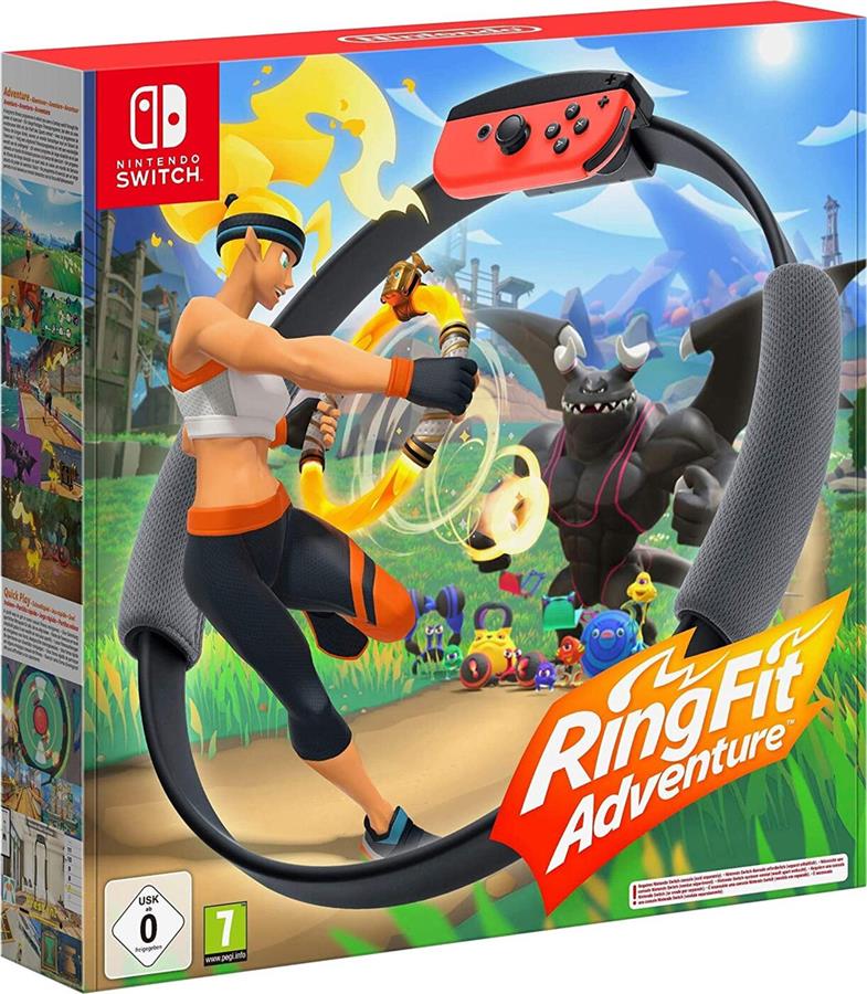 Игра Switch Ring Fit Adventure + контроллер + ремень