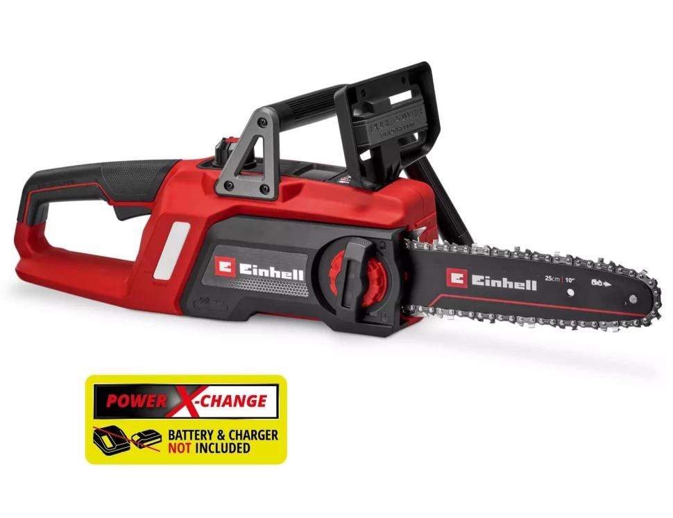 Пила ланцюгова акумуляторна Einhell GE-LC 18/25 Li-Solo 18В 6.5м/с шина 25см 3.66кг без АКБ та ЗП