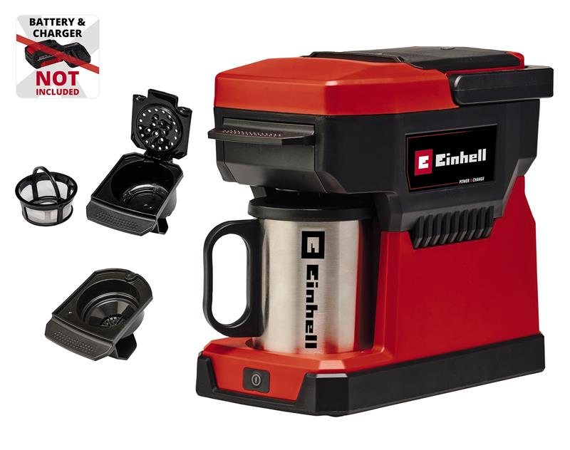 Кавомашина акумуляторна Einhell TE-CF 18 Li - Solo PXC 18В 240мл 80°С 1.2кг без АКБ та ЗП