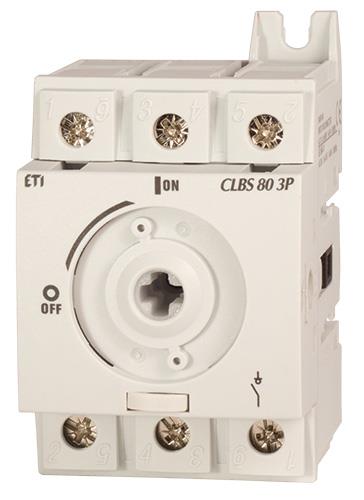 Вимикач навантаження ETI, CLBS 80 3P (без рукоятки, 80A, "1-0")