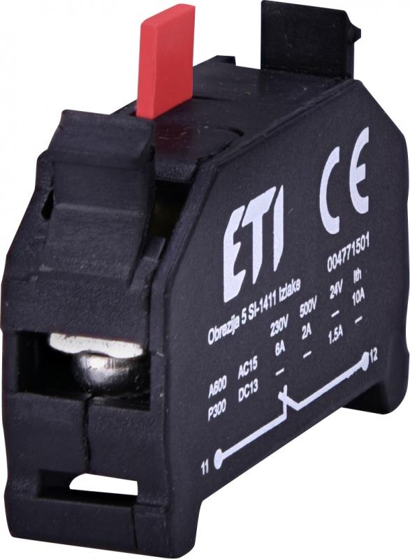 Блок контактів ETI, E-NC (1NC)