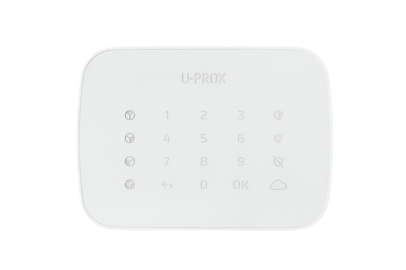 Бездротова сенсорна клавіатура U-Prox Keypad G4 White, 4 групи, бездротовий, білий