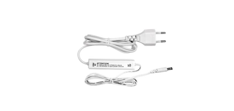 Блок живлення для охоронного приладу U-Prox PSU 0,7 White, 220V AC/12V DC, 700mA, jack 5,5x2,1mm, захист від КЗ, білий