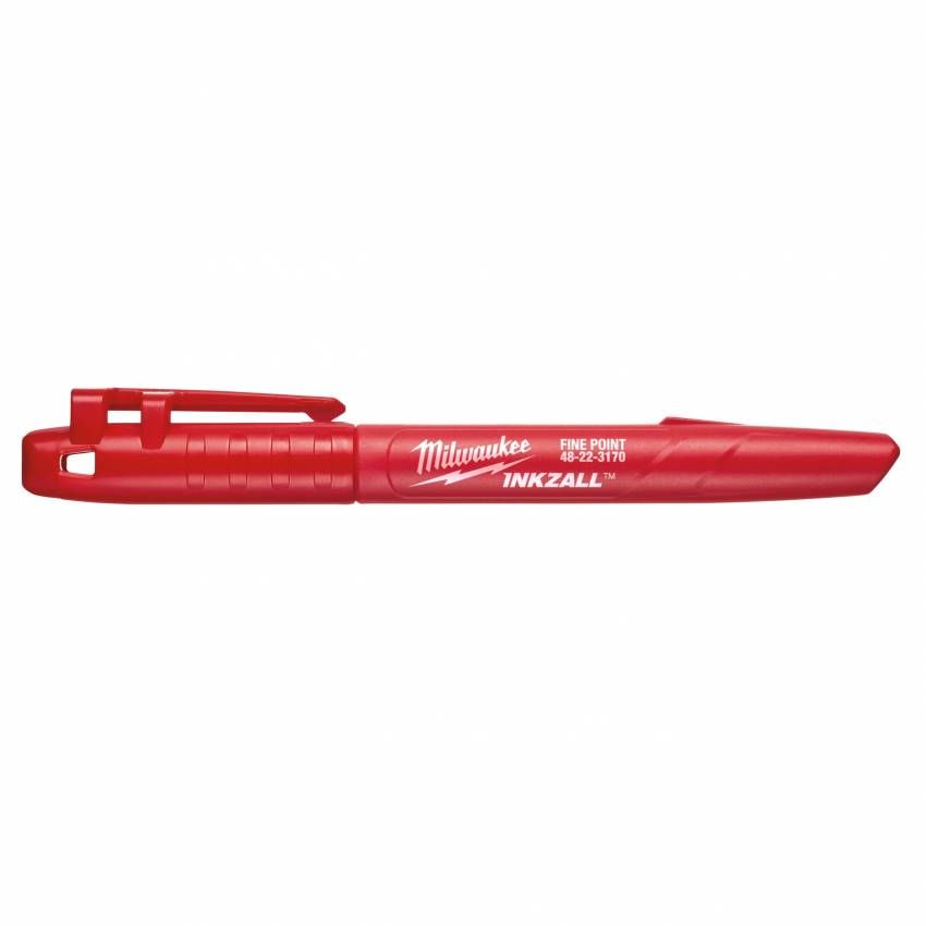 Маркер Milwaukee InkZAll, водостійкий, червоний, 1шт