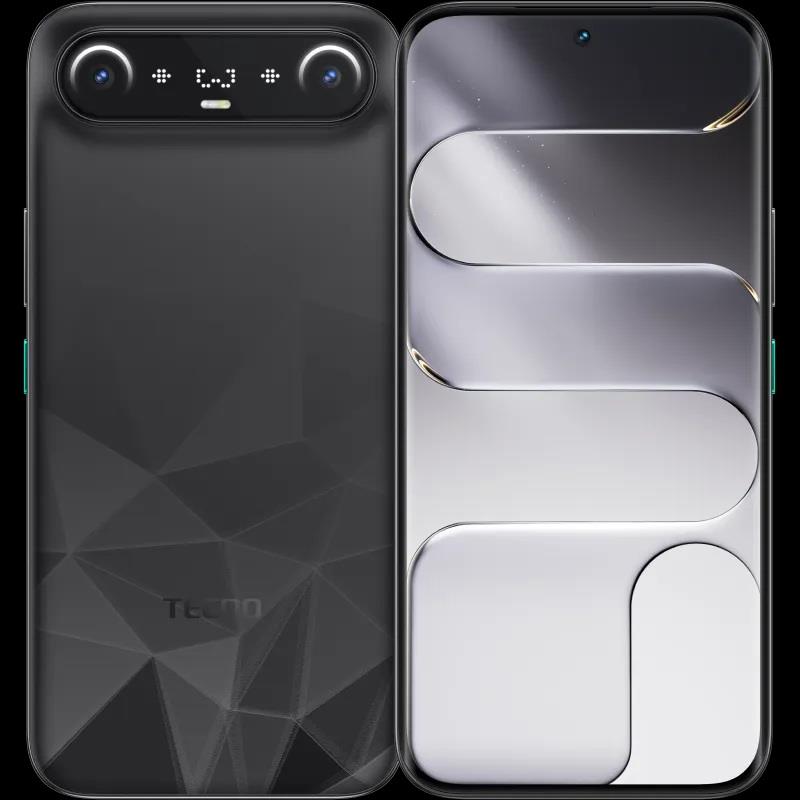 Смартфон TECNO Camon Slim (CN6c) 6.78" 8/128ГБ, 2SIM, 5600мА•год, Prism Black