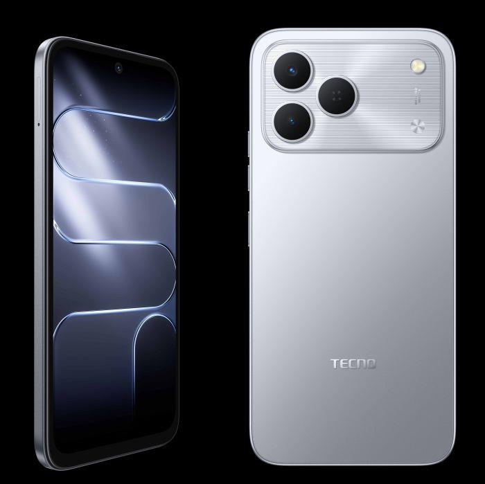 Смартфон TECNO Spark 50 (KN4n) 6.78" 8/256ГБ, 2SIM, 6700мА•год, Neo Titanium