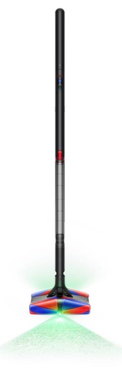 Пилосос Dyson безпровідний SV50 PencilVac Fluffycones, конт пил -0.08л, автон. робота до 30хв, чорно-сірий