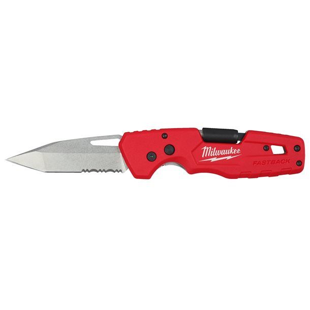 Ніж складаний Milwaukee Folding Knife, 5 in 1, біта PH2 і SL5.5, сталь