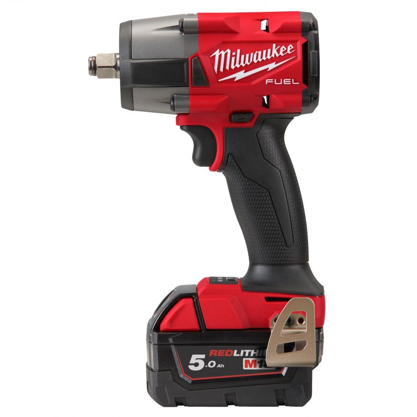 Гайковерт ударний акумуляторний Milwaukee M18 FMTIW2F12-502X 18В АКБ 2х5А·год 881Нм 0-2575об/хв 1/2" ЗП M12-18FC кейс 6.28кг