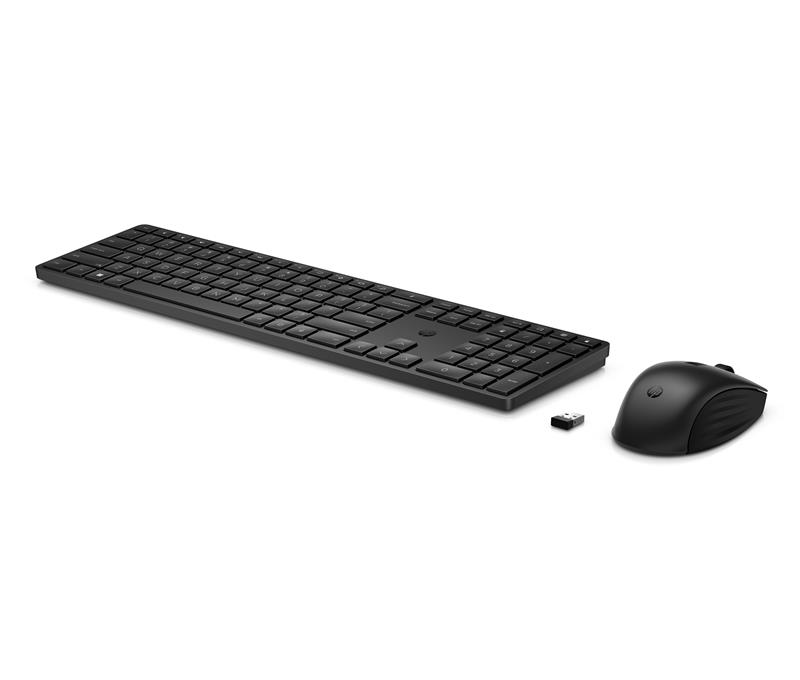 Комплект клавіатура та миша HP 650, WL, EN/UK, чорний