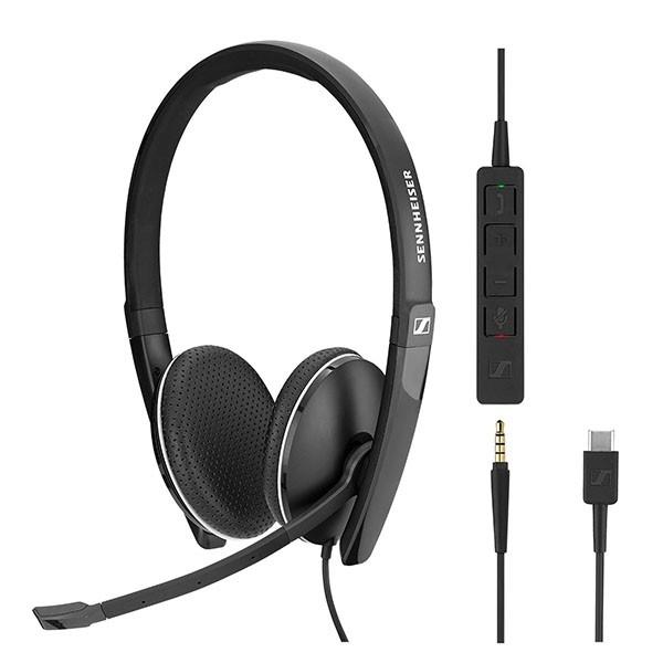 Гарнитура Sennheiser SC 165 USB-C / 3.5mm