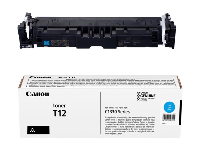 Картридж Canon T12 i-SENSYS XC1333 Series (5400 стор.) Cyan