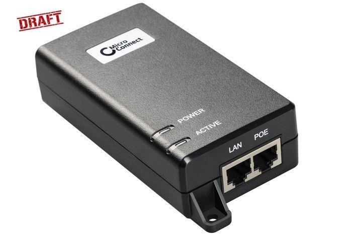 Інжектор POE+ 1-портовий для конференц-камер AVer CAM550, CAM520 Pro 2, чорний