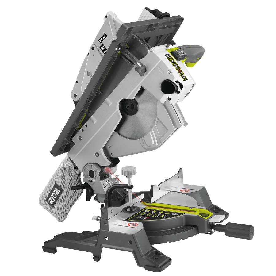 Пила торцювальна комбінована Ryobi RTMS1800-G 1800Вт диск 254мм 26.8кг