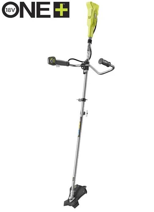 Тример садовий акумуляторний Ryobi ONE+ OBC1820B 18В 20см ніж/ліска 30см ергоремені Vertebrae 4.7кг без АКБ та ЗП