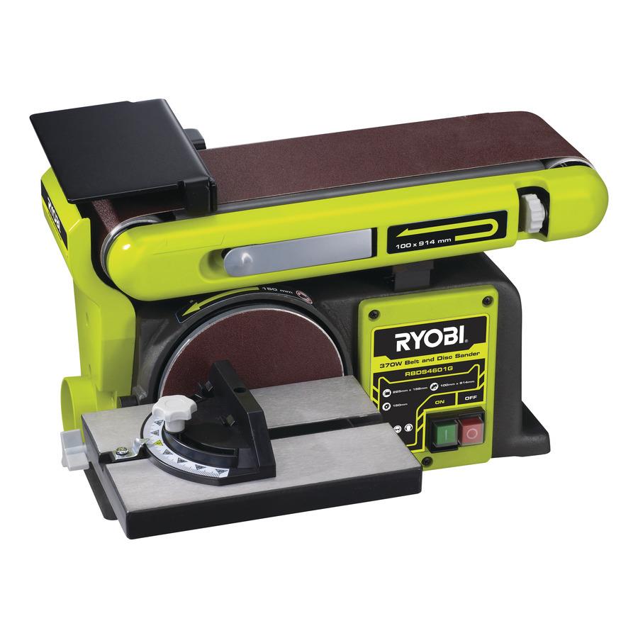 Верстат шліфувальний Ryobi RBDS4601G 375Вт 100х914 2850об/хв 18.5кг