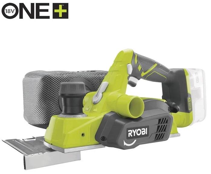 Рубанок акумуляторний Ryobi ONE+ R18PL-0 18В 82мм стругання до 1.6мм шпунт до 12.5мм 2.4кг без АКБ та ЗП