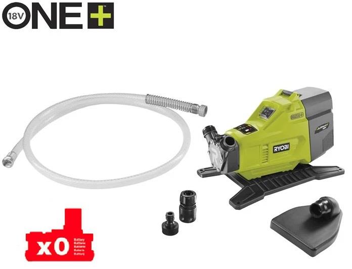 Насос для води акумуляторний Ryobi ONE+ R18TP-0 18В 1500л/год висота перекачування 14м захист сухого ходу 1.4кг без АКБ та ЗП
