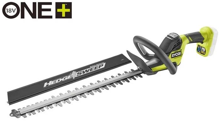 Кущоріз акумуляторний Ryobi ONE+ RY18HT45A-0 18В 45см крок різу 22мм 2.3кг без АКБ та ЗП