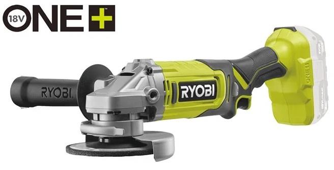 Шліфмашина кутова акумуляторна Ryobi ONE+ RAG18125-0 125мм 18В 9000об/хв 2.2кг без АКБ та ЗП