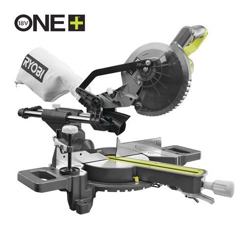 Пила торцювальна акумуляторна Ryobi ONE+ RMS18190-0 з протяжкою 18В диск 190мм 10.5кг без АКБ та ЗП