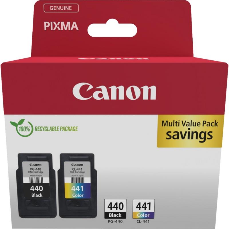 Комплект Canon No.440: Картридж Canon PG-440 Bk/CL-441 кольор. Multi Pack