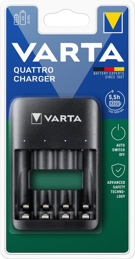 Зарядний пристрій Varta Value USB Quattro Charger pro АА/АААх4