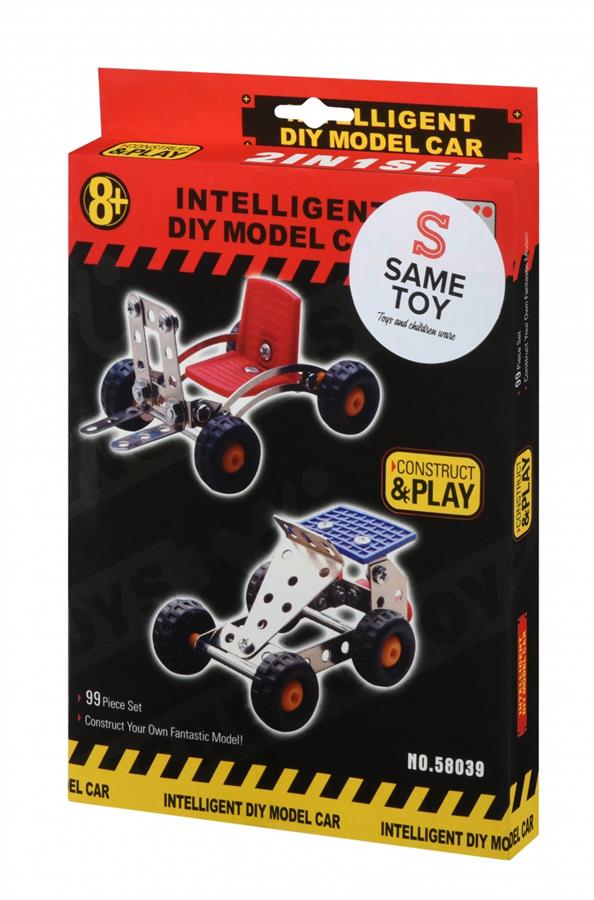 Конструктор металлический Same Toy Inteligent DIY Model Car 2 модели 58039Ut