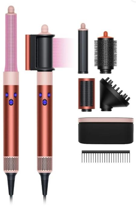 Стайлер Dyson Airwrap HS05 Complete Long Volumise, 1300Вт, темп.режимів-3, D -30,40mm, насадок-6, гребінець, кераміка, мідно-рожевий