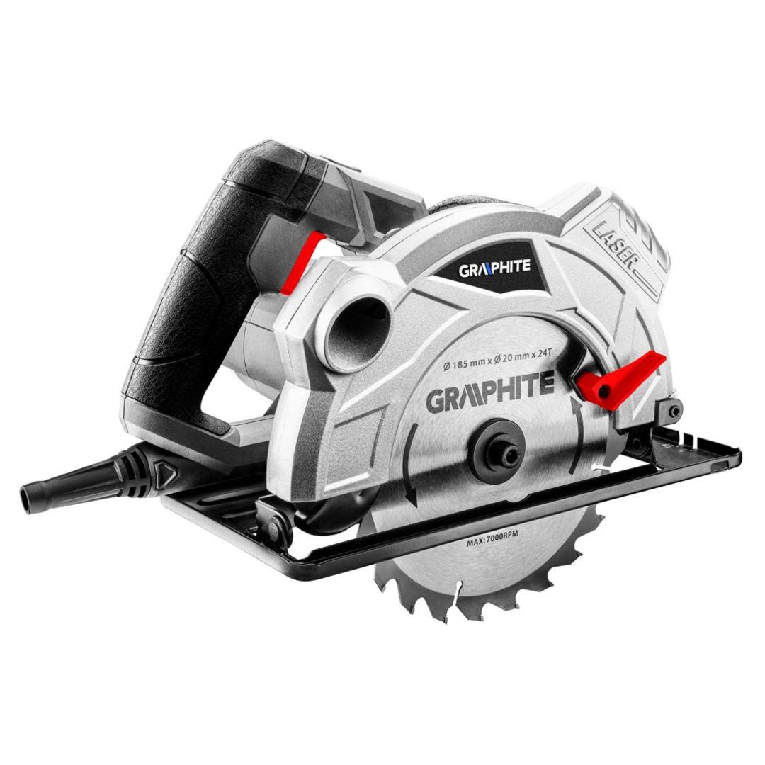 Пила дискова Graphite 1500Вт 190мм 4.3кг