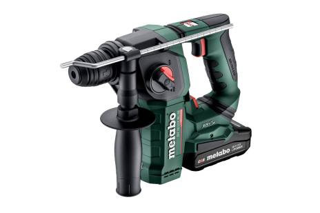 Перфоратор акумуляторний Metabo BH 18 LTX BL 16 SDS-plus 18В 2x2А·год 1.3Дж 0-730об/хв кейс 2кг