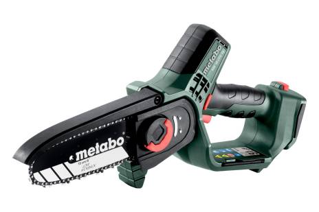 Пила ланцюгова акумуляторна Metabo MS 18 LTX 15 18В шина 15см 5м/сек кейс 1.6кг без АКБ та ЗП