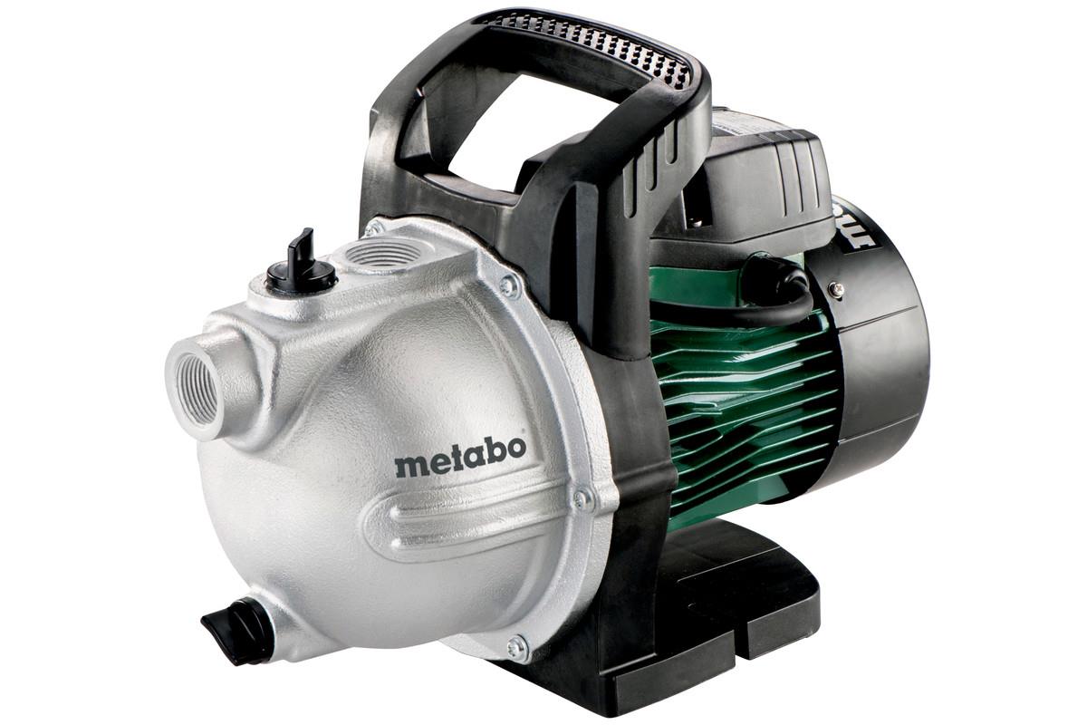 Насос садовий Metabo P 3300 G, 900Вт, 3.3куб/год, висота подачі 45м, всмоктування до 8м, 11.1кг