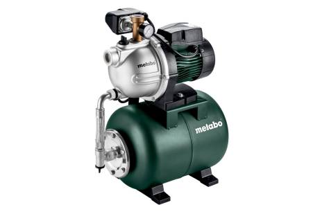 Насосна станція Metabo HWW 3500/25 G 900Вт, 3.5куб/год, висота подачі 45м, всмоктування до 8м, ресивер 24л 15.9кг