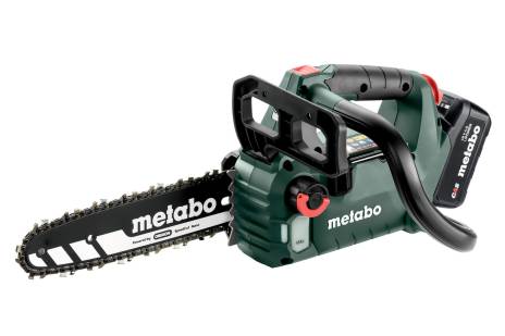 Пила ланцюгова акумуляторна Metabo MS 18 LTX BL 25 18В 4А·год шина 25см 11.5м/сек 2.2кг