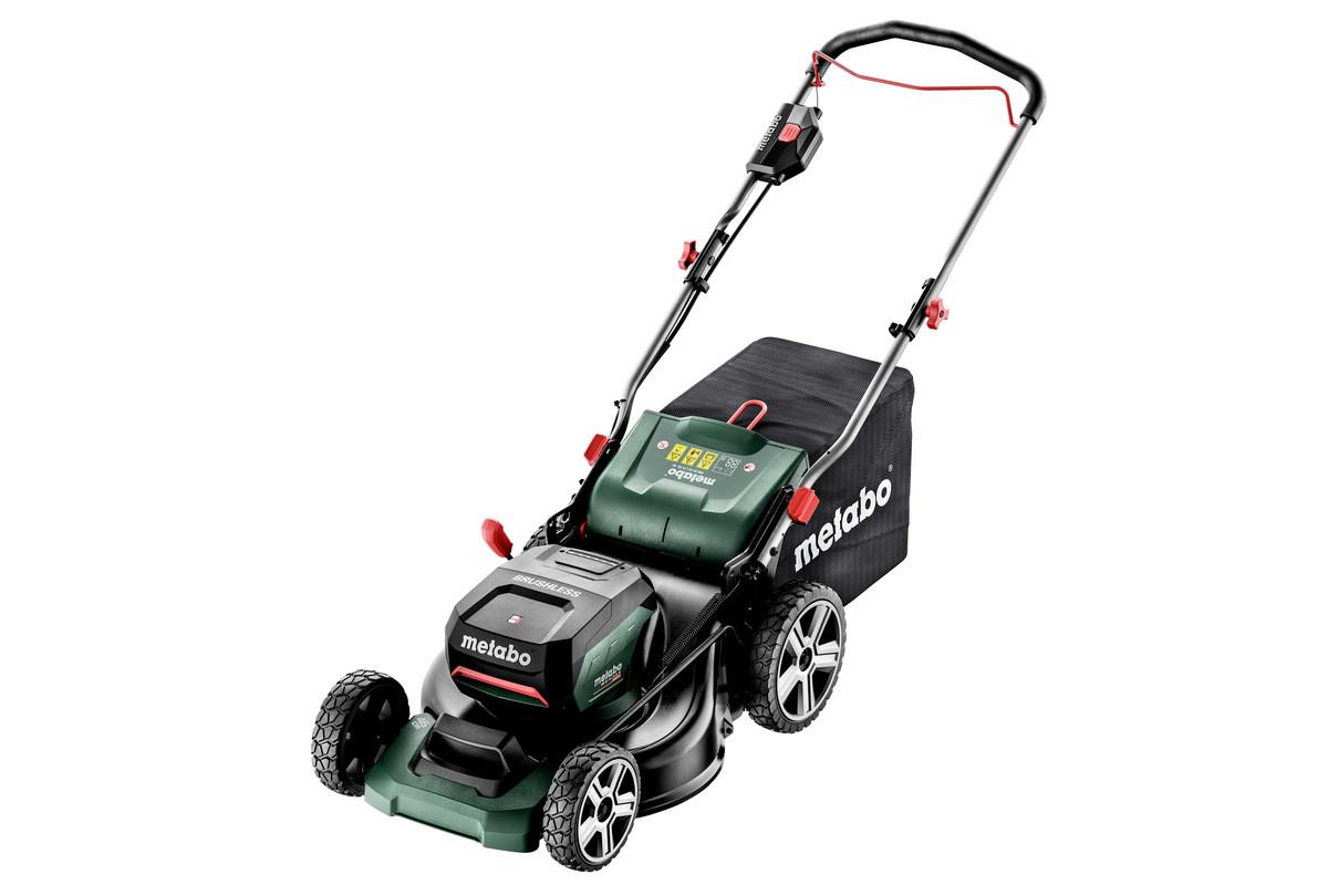 Газонокосарка акумуляторна Metabo RM 36-18 LTX BL 46 2х18В 46см 55л 25-80мм 24.5кг без АКБ та ЗП