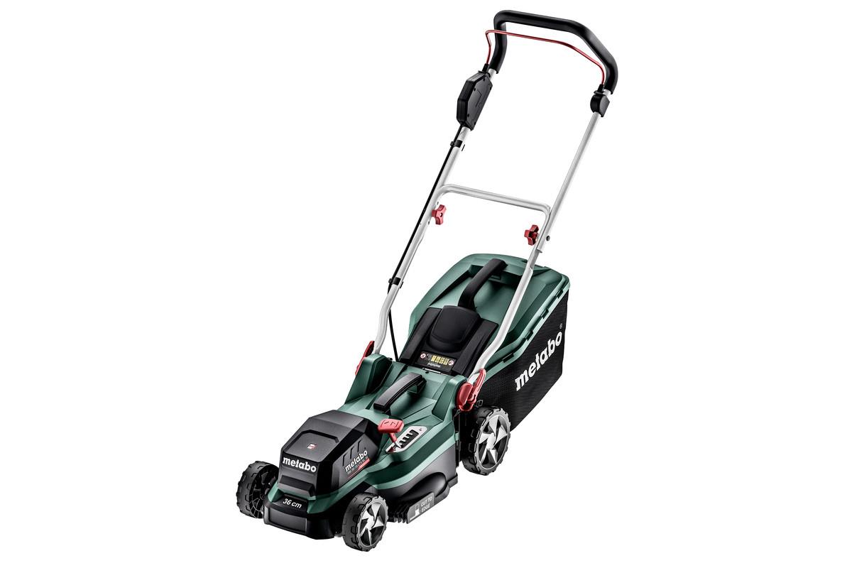 Газонокосарка акумуляторна Metabo RM 36-18 LTX BL 36 2х18В 36см 45л 20-70мм 12.6кг без АКБ та ЗП