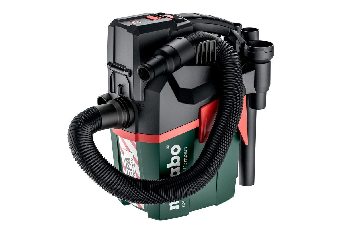 Пилосос акумуляторний Metabo AS 18 HEPA PC COMPACT 18В бак 6л 2100л/хв 3.8кг без АКБ та ЗП