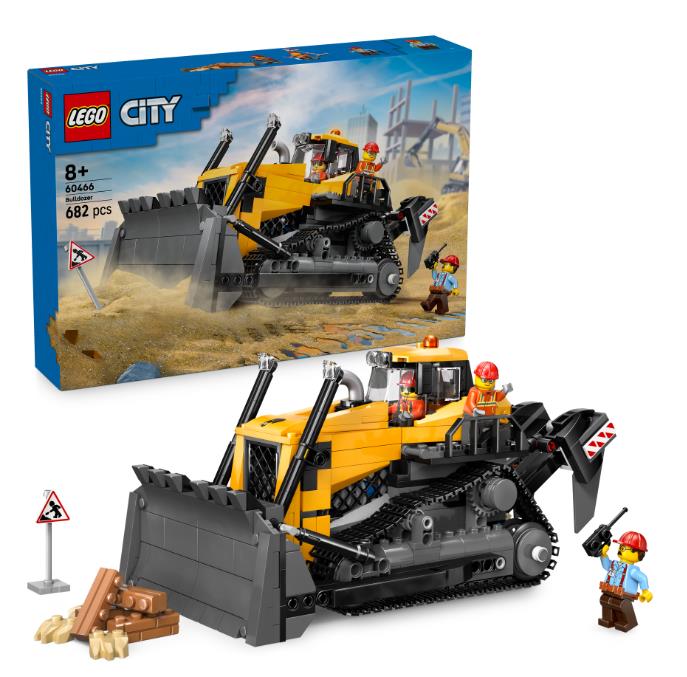 Конструктор LEGO City Жовтий бульдозер