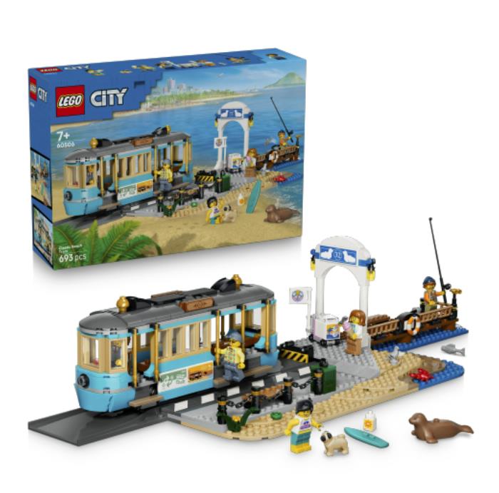 Конструктор LEGO City Класичний трамвай до пляжу