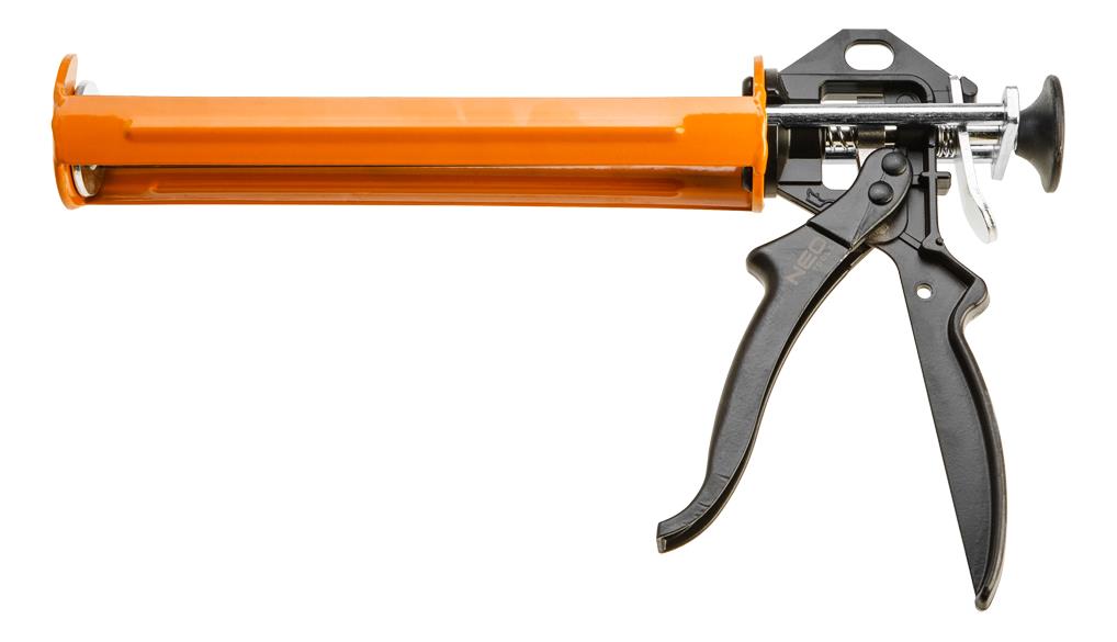 Пістолет для герметика Neo Tools, 300мл, корпус листовий метал 1.7мм, робоча частина 250мм