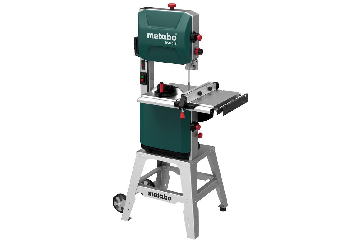 Пила стрічкова Metabo BAS 318 PRECISION WNB 900Вт ВхШ різу 170х305мм швидкість різу 880м/хв стіл 560x400мм 79кг