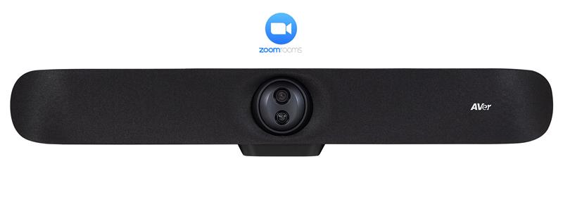 Відеотермінал Aver VB370A, Android 13, 4.5x Optical Zoom, 2 об'єктива 4K, PTZ, 14х Uni-mic, радіус дії 10 м, динаміки 2 х 6 Вт, Zoom Rooms, Dual Screen, чорний