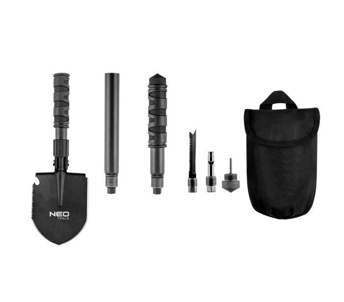 Лопата складана Neo Tools, 8в1, 63см, 0.92кг, чохол