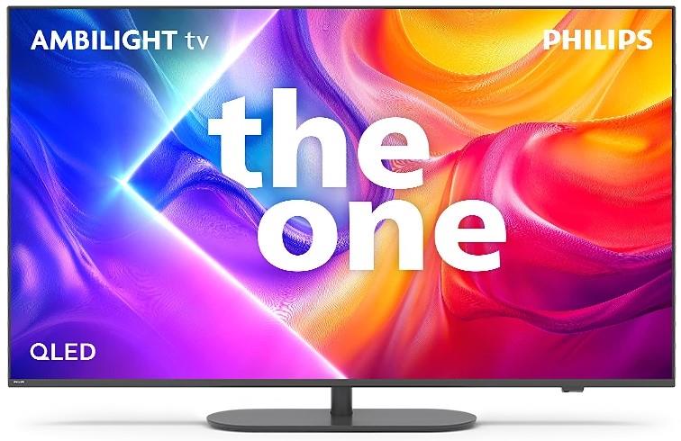 Телевізор 65" Philips QLED 4K 144Hz Smart Titan OS Black Ambilight