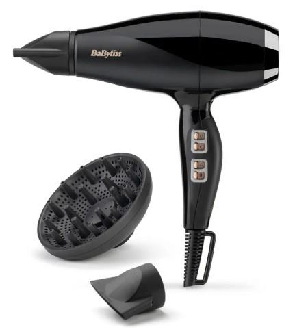 Фен Babyliss Air Power Pro, 2300Вт, 3 режими, дифузор, іоніз-я, хол. обдув, кераміка, чорний