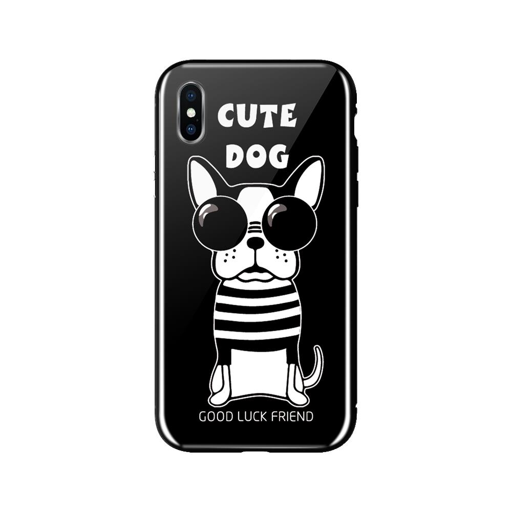 Чохол WK для Apple iPhone XS Max, WPC-087, Cute Dog Black