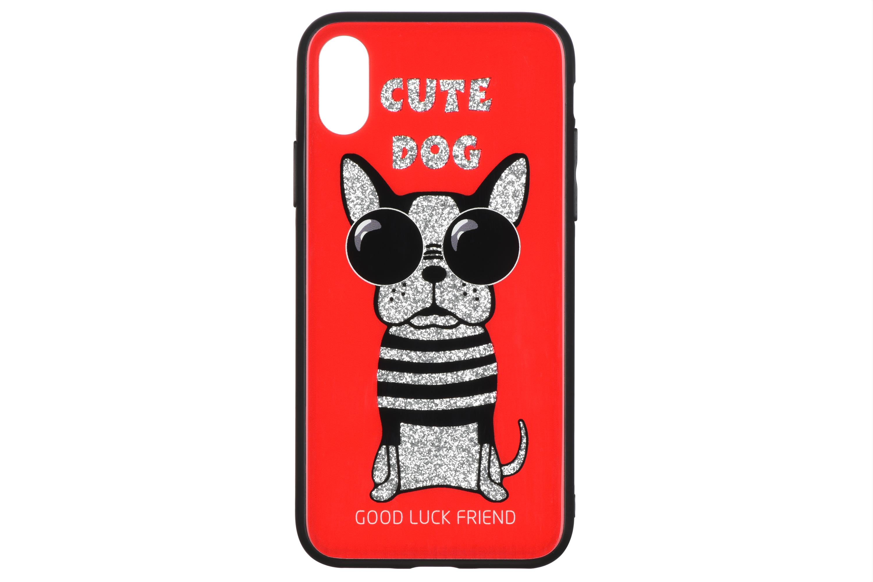Чохол WK для Apple iPhone XS, WPC-087, Cute Dog Red