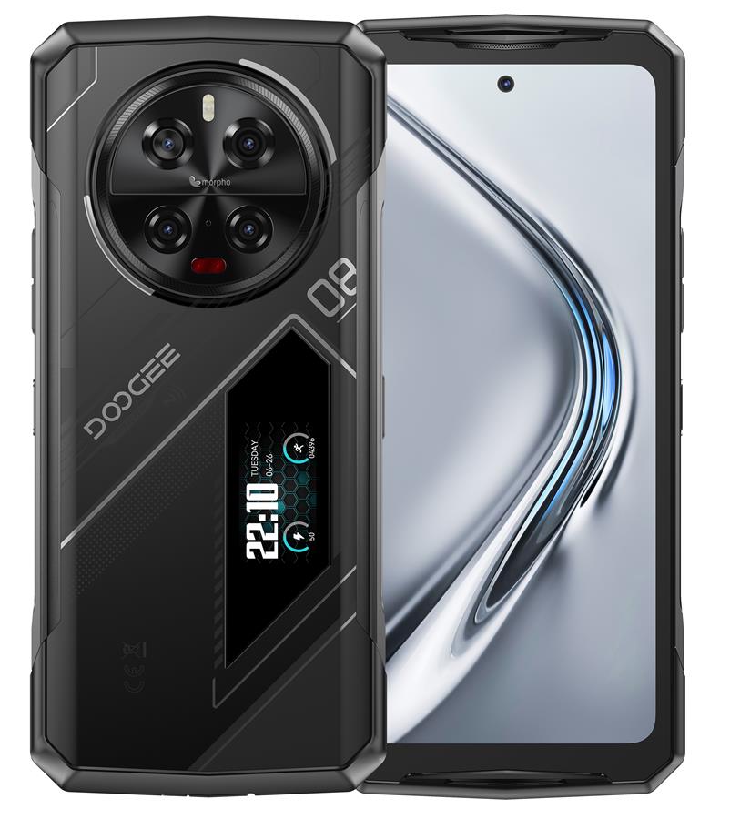 Смартфон Doogee V40 Pro 5G 6.78" 16/512ГБ, 2SIM, 8680мА•год, сірий (камера нічного бачення)